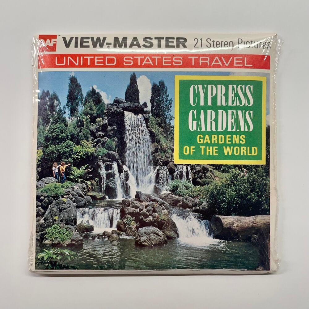 NEW SEALED View-Master 1970s US Travel Cypress Gardens (A999)